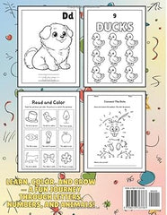 ABC Coloring Book for Toddlers and Kids: Fun Alphabet Learning and Creative Coloring Adventures for Early Learners