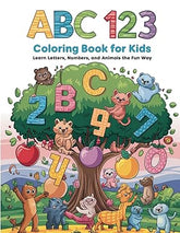 ABC Coloring Book for Toddlers and Kids: Fun Alphabet Learning and Creative Coloring Adventures for Early Learners