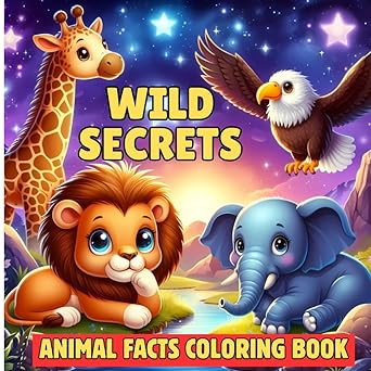 Wild Secrets: The Ultimate Adventure Coloring Book for Creativity, Exploration, and Fun