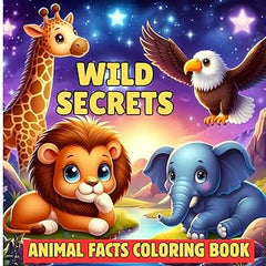 Wild Secrets: The Ultimate Adventure Coloring Book for Creativity, Exploration, and Fun